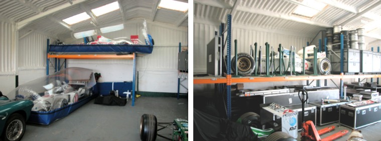 Formula 1 Car Storage Racking