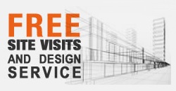 Free Site Visits, Planning & Design Service