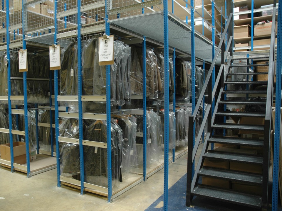2-tier garment racking solution for coats and jackets