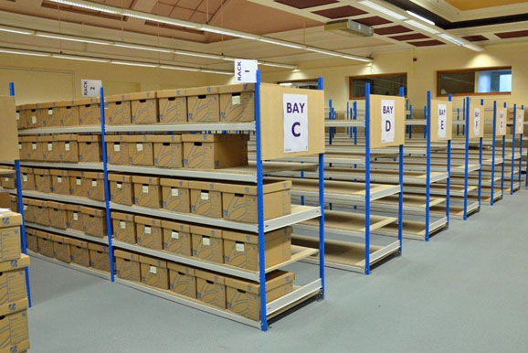 Archive Storage Shelving For Newport Council