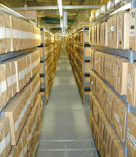 Coal Authority Archive Shelving