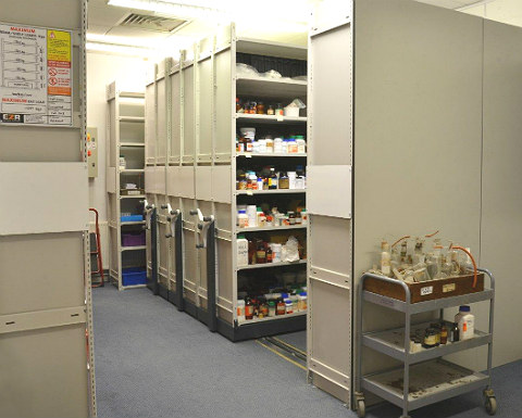 Crypt School Mobile Shelving