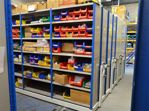 Mobile Engineering Stores Shelving