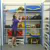 Wire Shelving Solution For Wellsway School Sports Hall