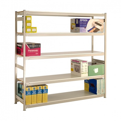 Wide Span Storage Shelving H2135mm - Melamine Shelves