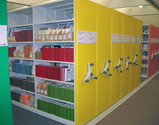 Mobile Library Storage Shelving System