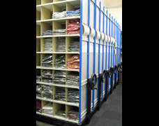 EZR Roller Pigeon Hole Racking For Retail Stock