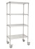 Chrome Shelving Unit On Wheels