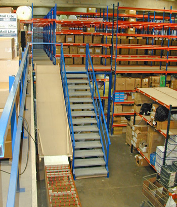 Multi-Level Longspan Racking With Chute