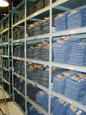 EZR Type 1 Jeans Shelving