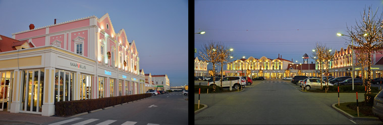 Christmas Decorations In Parndorf