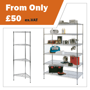 Wire Chrome Shelving