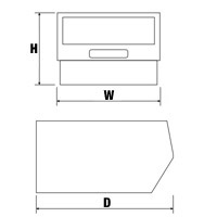 Guide to bin dimensions H x W x D