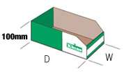 KBins A Range Cardboard Parts Bins