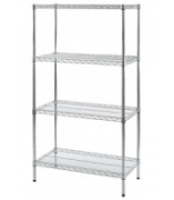 Chrome Shelving Assembled Unit