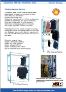 Garment Racking Information Data Sheet