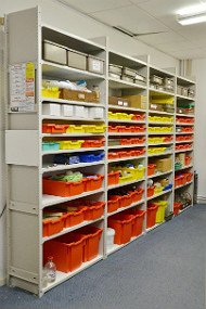 Science Room Storage Shelves