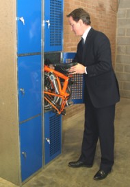 David Cameron Visits EZR Shelving