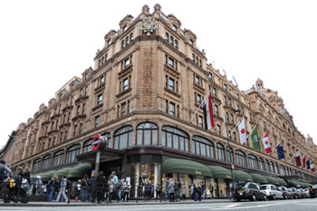 The Harrods shop in London