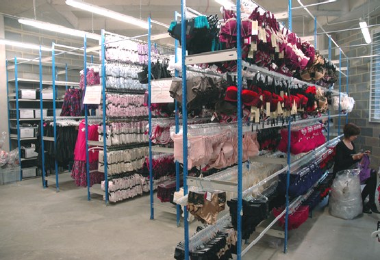 Garment Racking Solution For Lingerie & Ladies Underwear