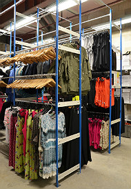 Stockroom Racking For Clothing Retailers
