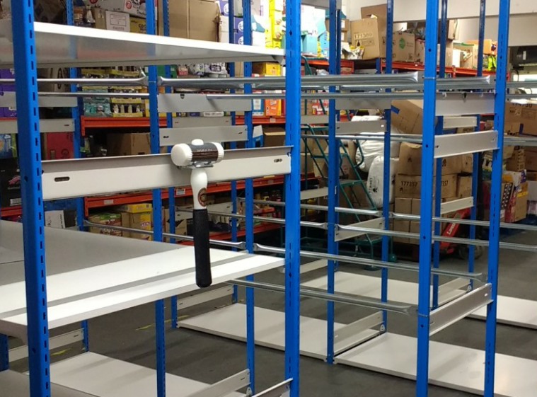 Safety checks for stockroom racking