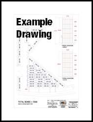 Mobile Storage Layout Drawing