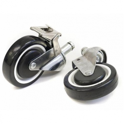 Castor Wheels For Eclipse Chrome Shelving (Set of 4)