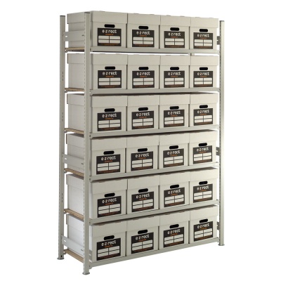 Archive Storage Shelving - 24 Boxes