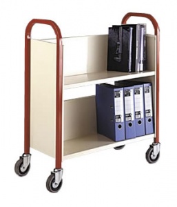 Heavy Duty Steel Book Trolley