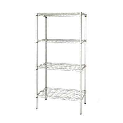 Eclipse Heavy Duty Chrome Wire Shelving Unit - H1820mm