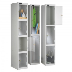 Probe Clear Door Storage Lockers