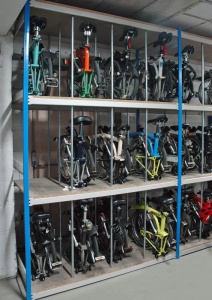 3 Tier Folding Bike Divider Rack