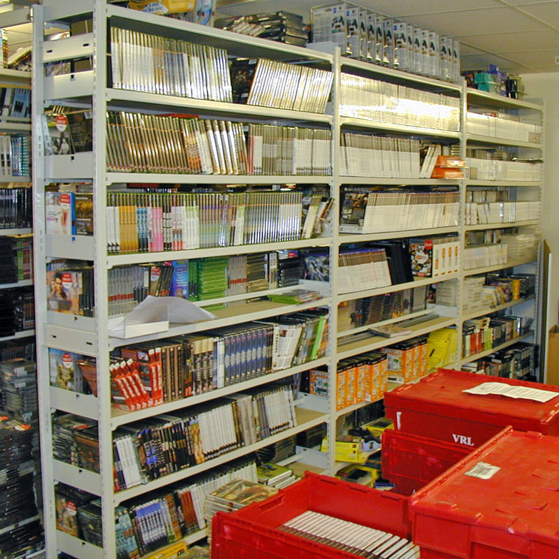 DVD Storage Shelving Trimline Boltless Shelving