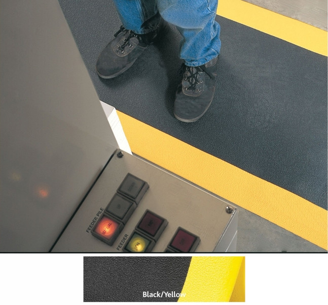 Anti-Fatigue Safety Mats - Black/Yellow