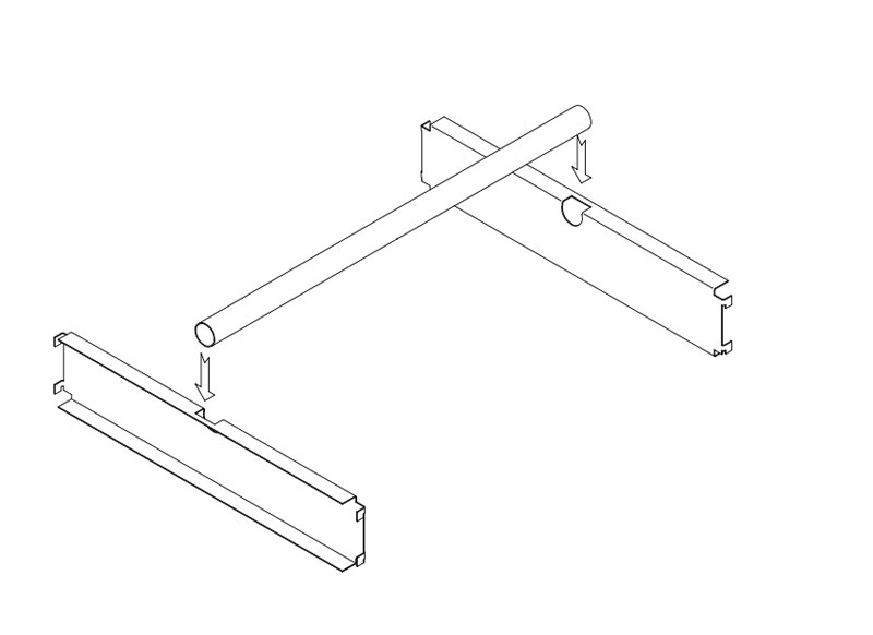 Trimline Inboard Garment Rail Assembly