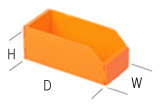 K-Bins Plastic Storage Bin Sizing