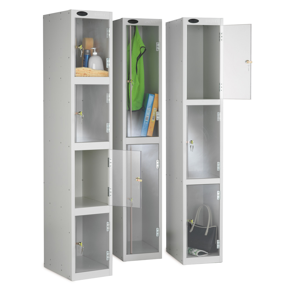 Probe Clear Door Storage Lockers