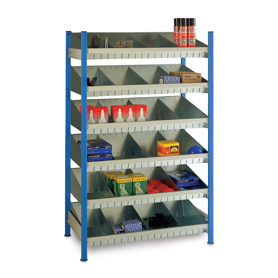 Trimline Steel Tray Shelving Unit