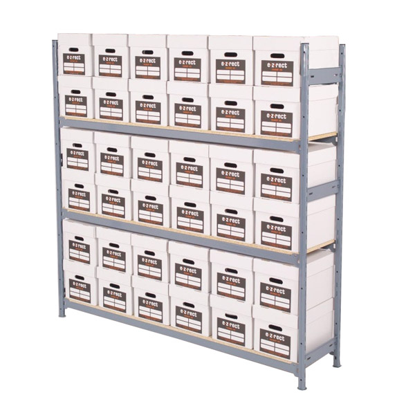 Single Depth Bulk Archive Shelving - H1830mm