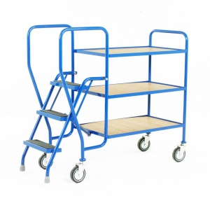 Medium Duty 3 Step Shelf Trolley
