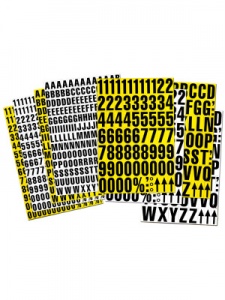Magnetic Label Tiles (Numbers Or Letters)