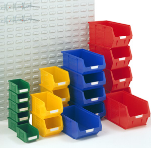 Open Fronted Plastic Storage Containers