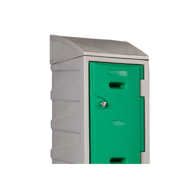 Sloping Top For Plastic Lockers