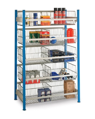 Trimline Wire Basket Shelving