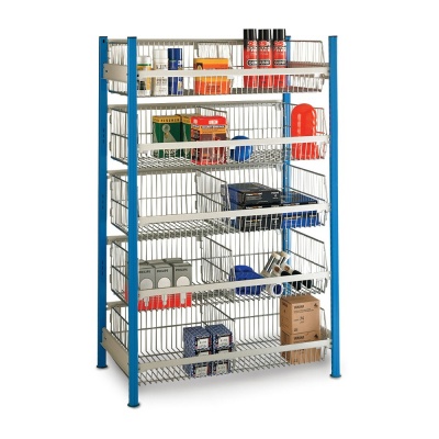 Trimline Wire Basket Shelving