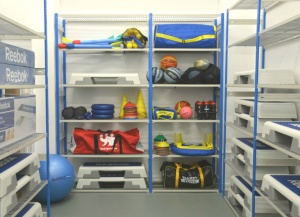 Wire Mesh Shelving Unit - 6 Shelves
