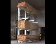 Storage for long lengths of timber