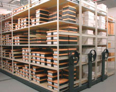 Stockroom Roller Racking