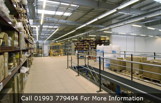 Mezzanine Storage Solutions 2 Tier Shelving Raised Aisle Racks